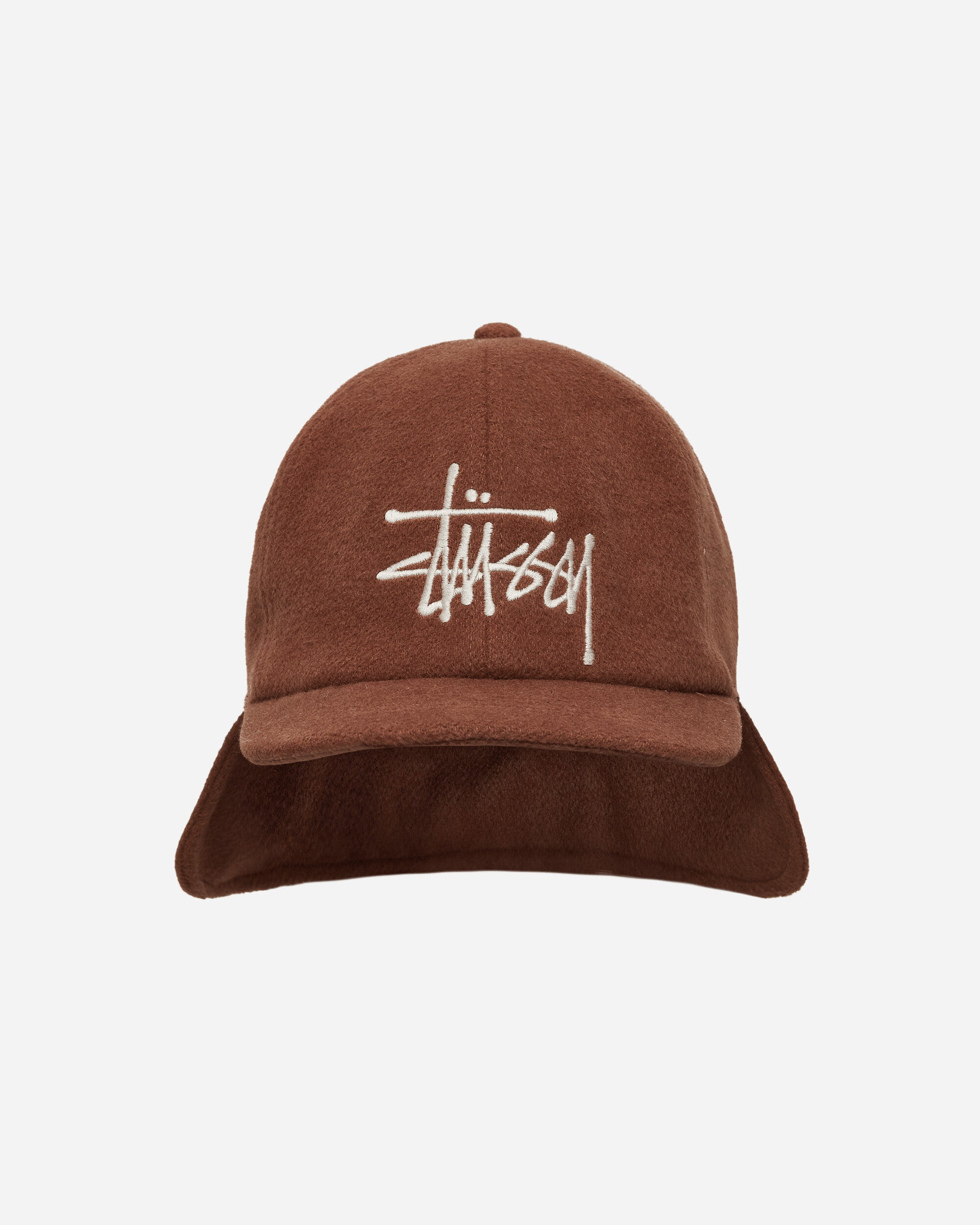 Stüssy Ear Flap Wool Crown Cap Brown Hats Caps 1311159SJ 1001