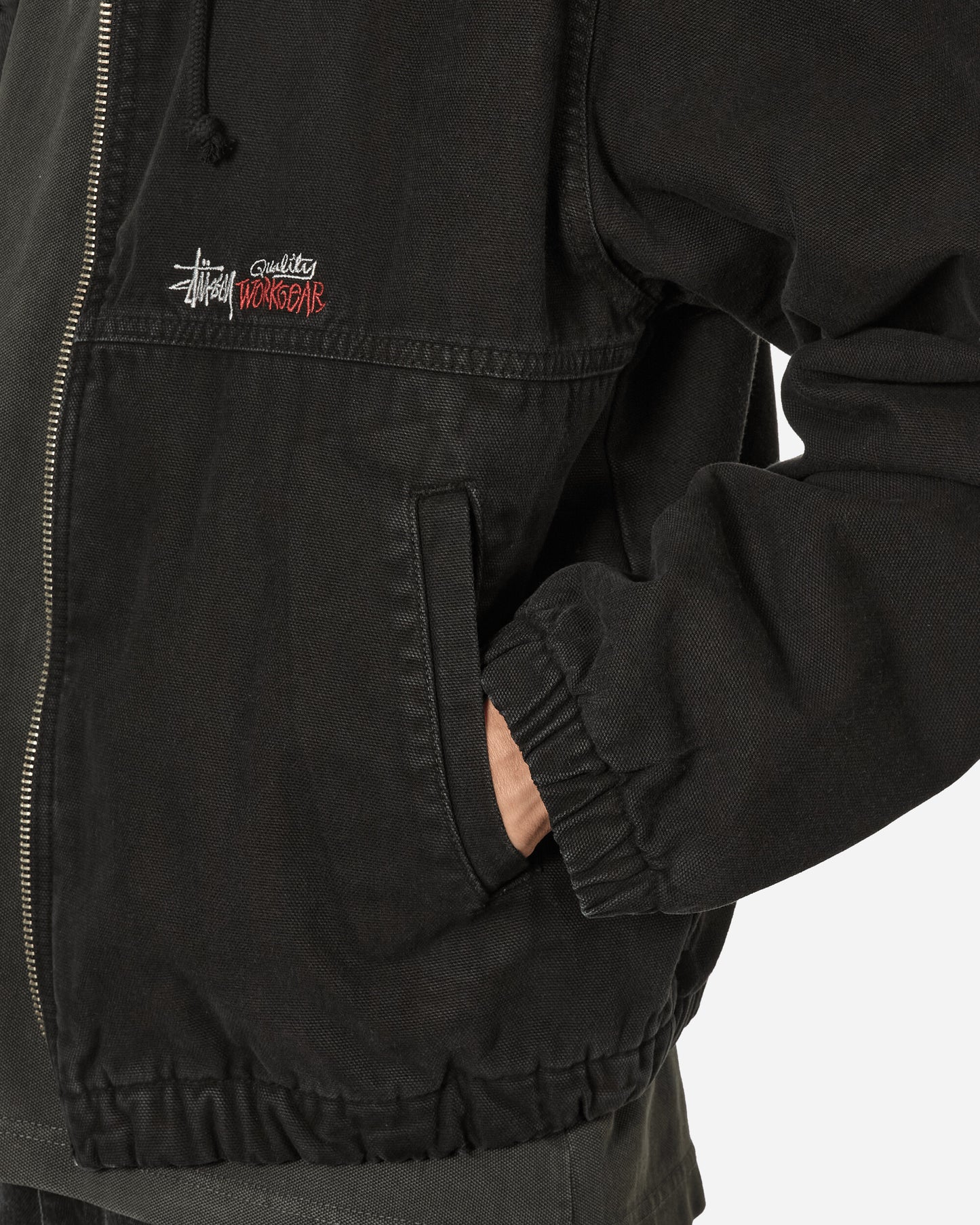 Stüssy Work Jacket Insulated Canvas Black Coats and Jackets Jackets 115716SJ 0001