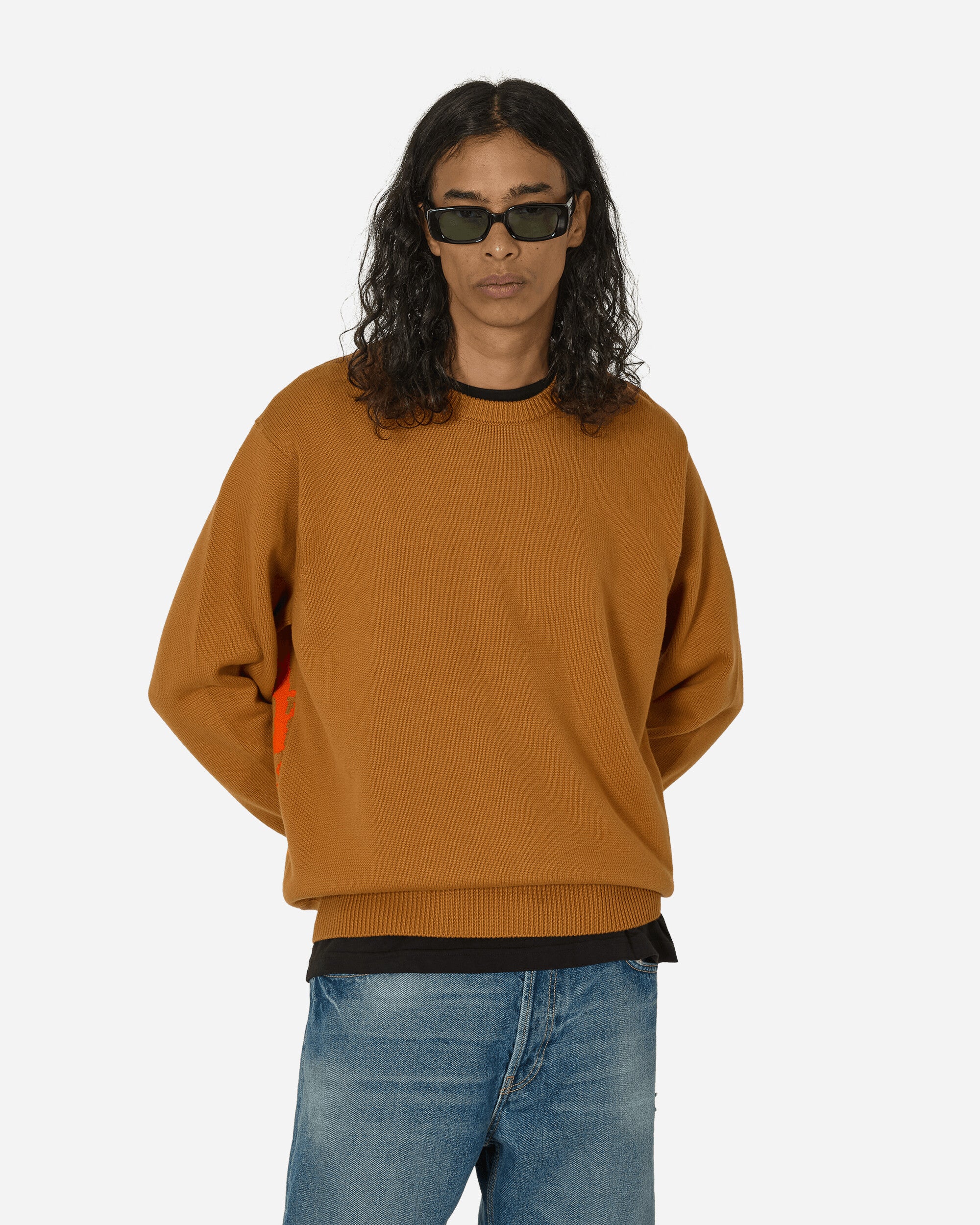 Stüssy Laguna Icon Sweater Tan Knitwears Sweaters 117223SJ 1005