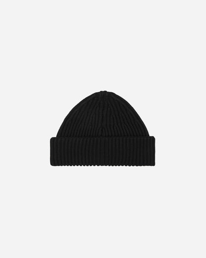 Stone Island Wool Short Beanie Black Hats Beanies 8115N22C3 A0029