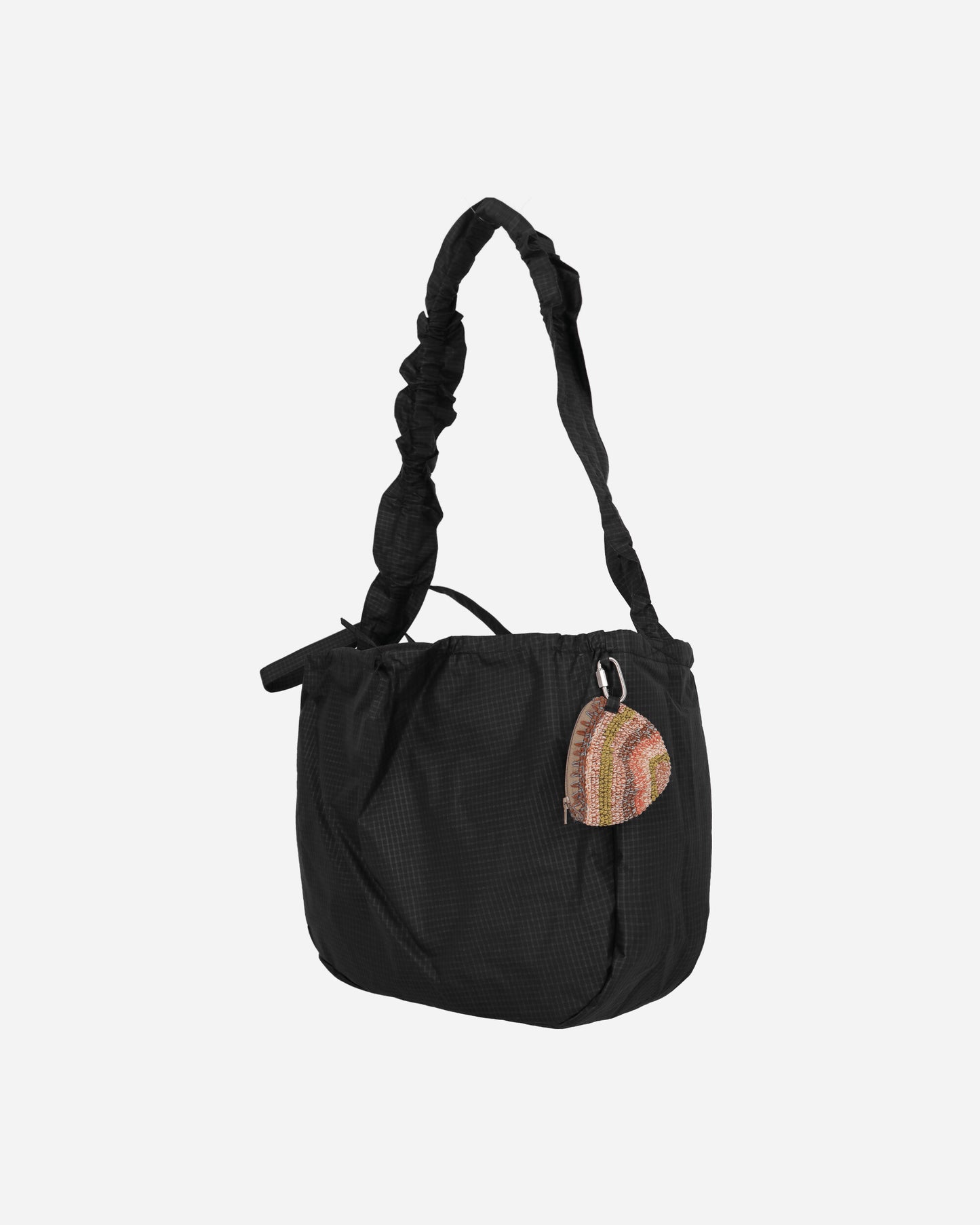 Story mfg. Large Drawstring Port-All Obsidian Eco Bags and Backpacks Shoulder Bags SAW24BALRBEPK BLA