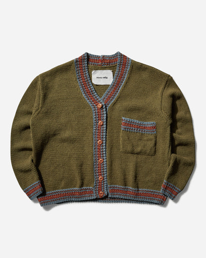 Story mfg. Bulb Cardigan Olive Knitwears Cardigans SAW24JUMBLCHAN OLI