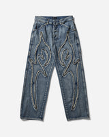 Thug Club Tribal Denim Pants Blue Pants Denim TC23PT0701 BLUE