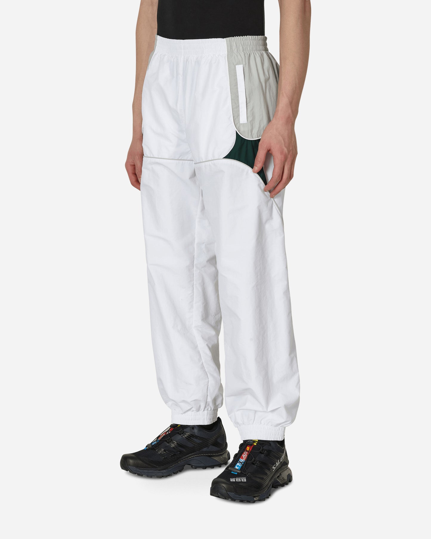 Umbro Track Pants White/Grey/Green Pants Trousers 62003U Wht Gry Gree