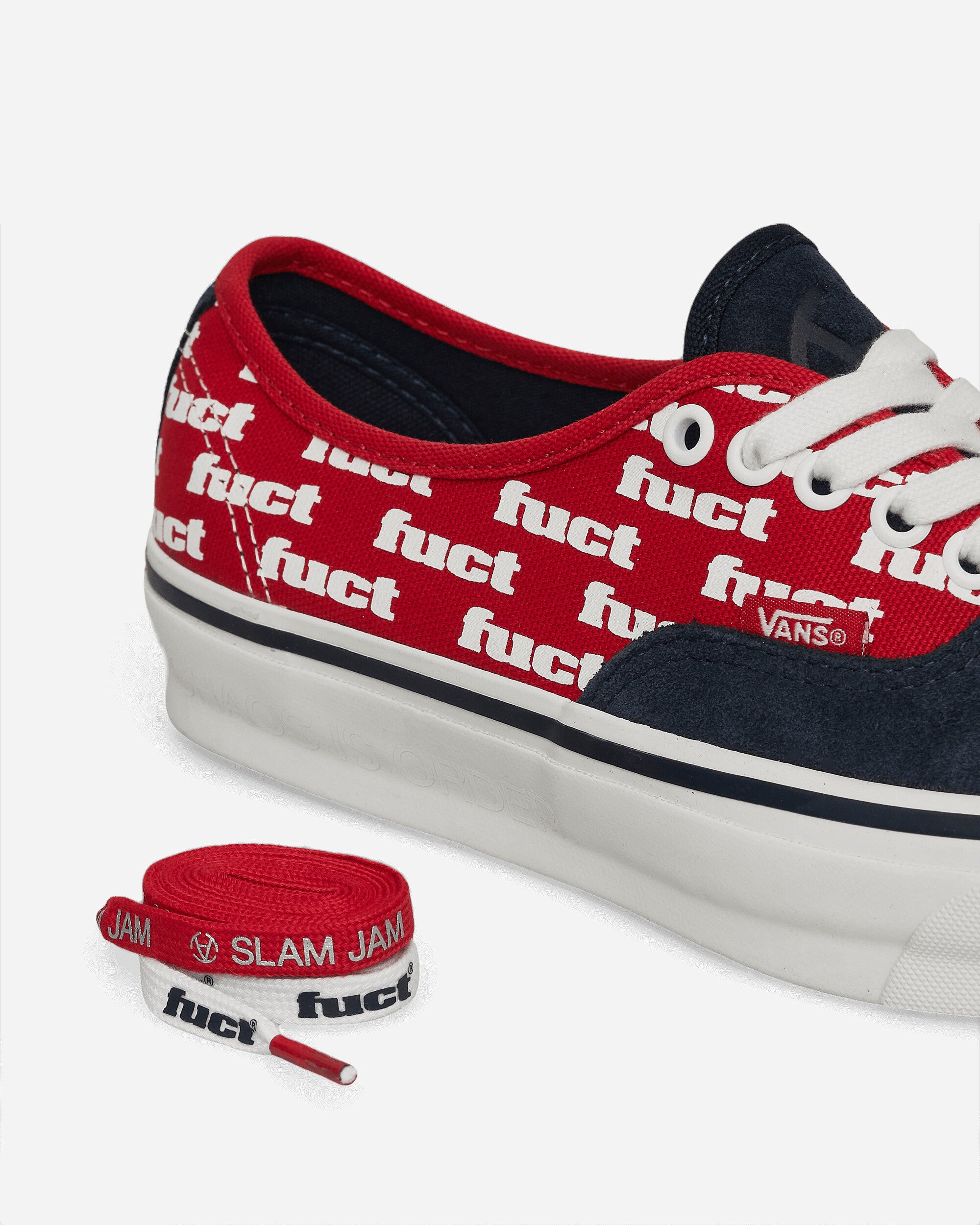 Vans Lx Authentic Reissue 44 X Fuct X Slam Jam Racing Red/Multi Sneakers Low VN0007QZ