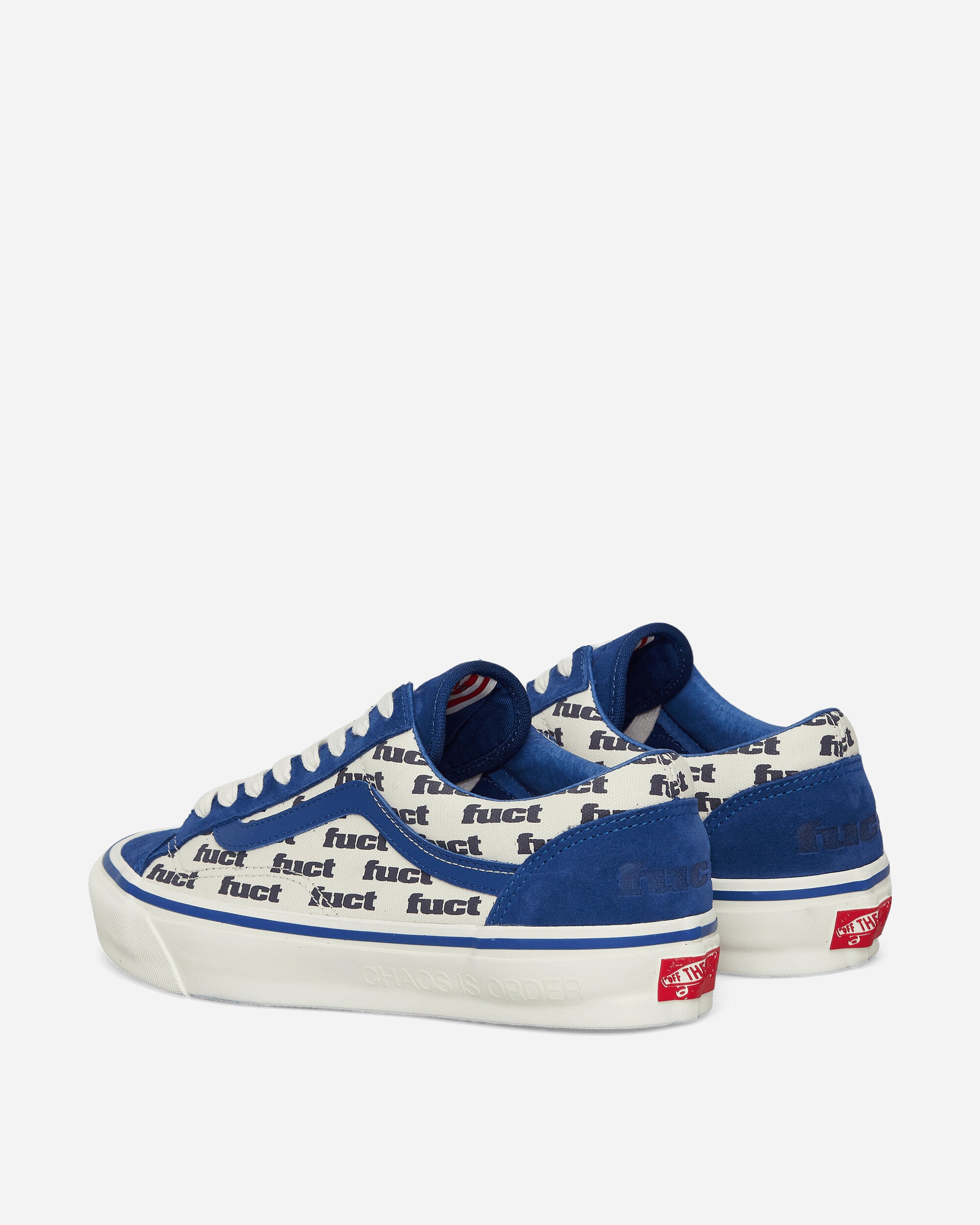 Vans Lx Old Skool Reissue 36 X Fuct X Slam Jam White/True Blue Sneakers Low VN000NBK