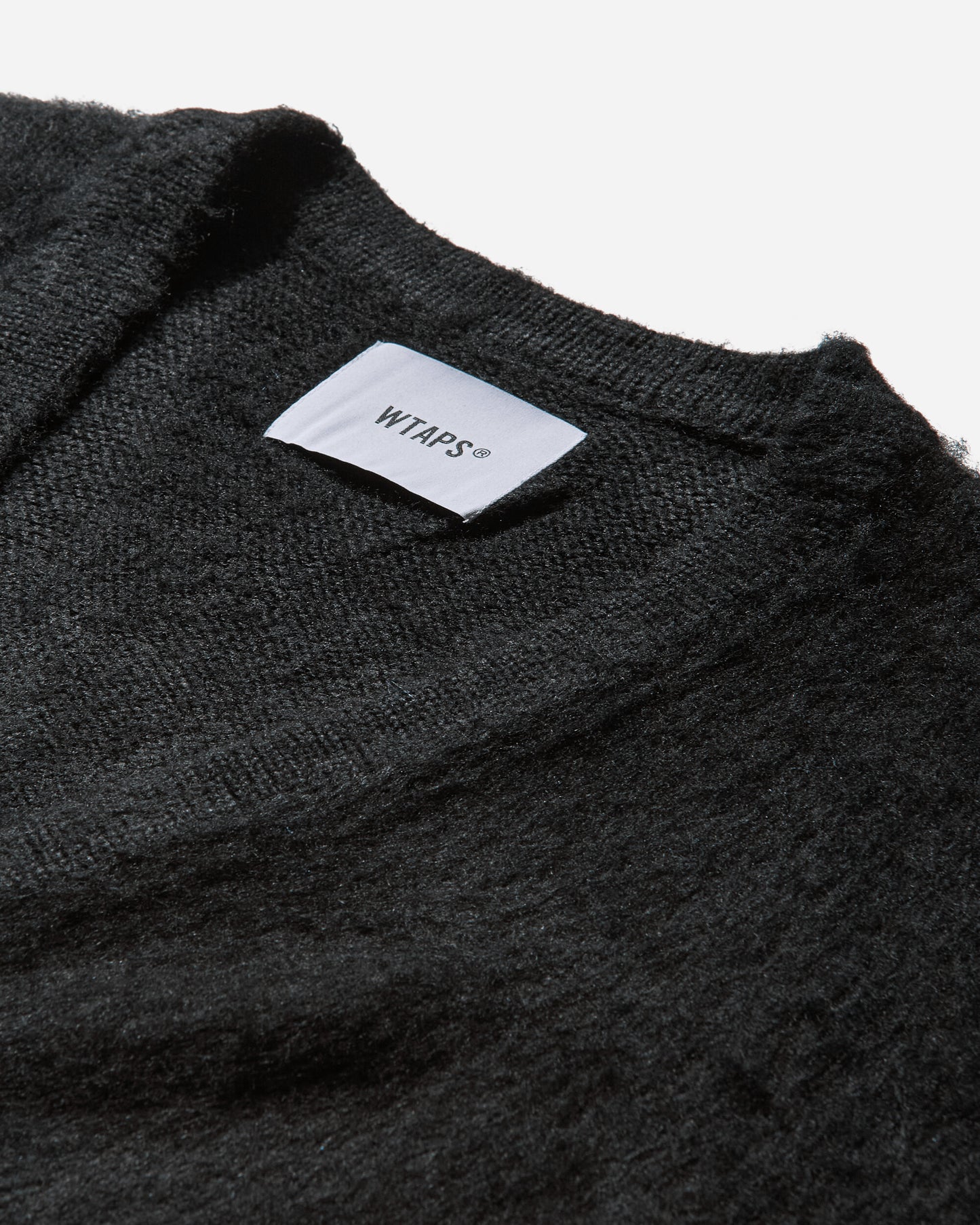 WTAPS Knit 02 Black Knitwears Cardigans 242MADT-KNM02 001