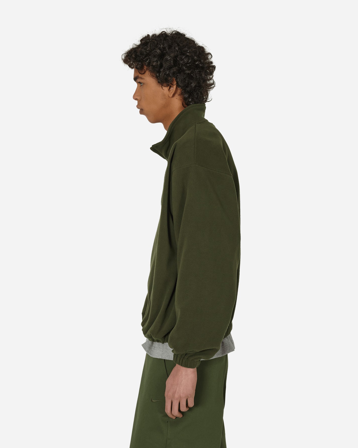 WTAPS Cut & Sew 33 Olive Drab Sweatshirts Crewneck 232ATDT-CSM33 OD