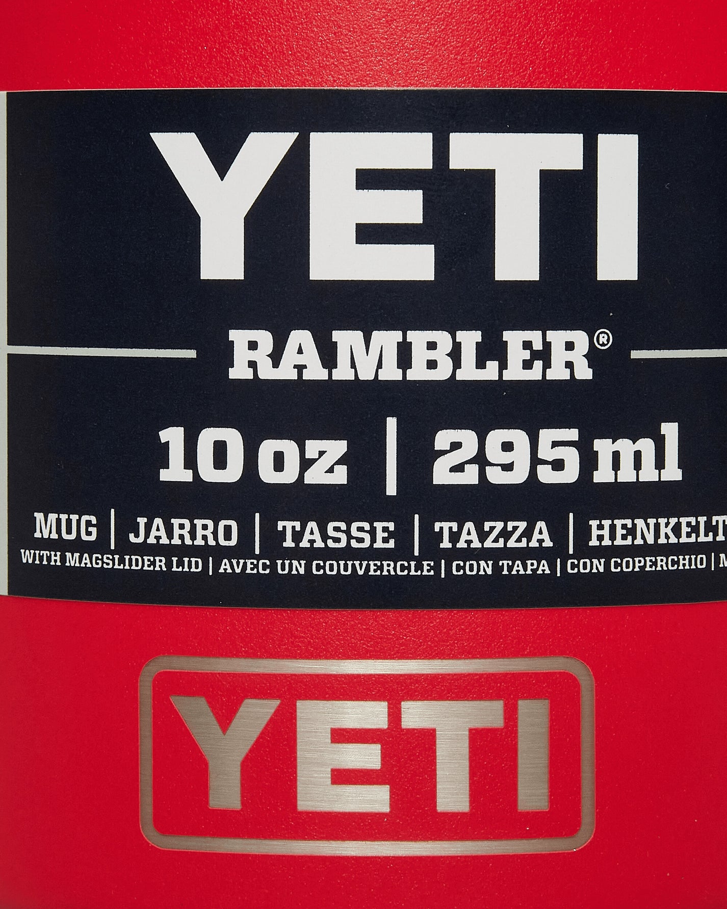 YETI Rambler 10 Oz Mug Rescue Red Equipment Bottles and Bowls 0314 SPR