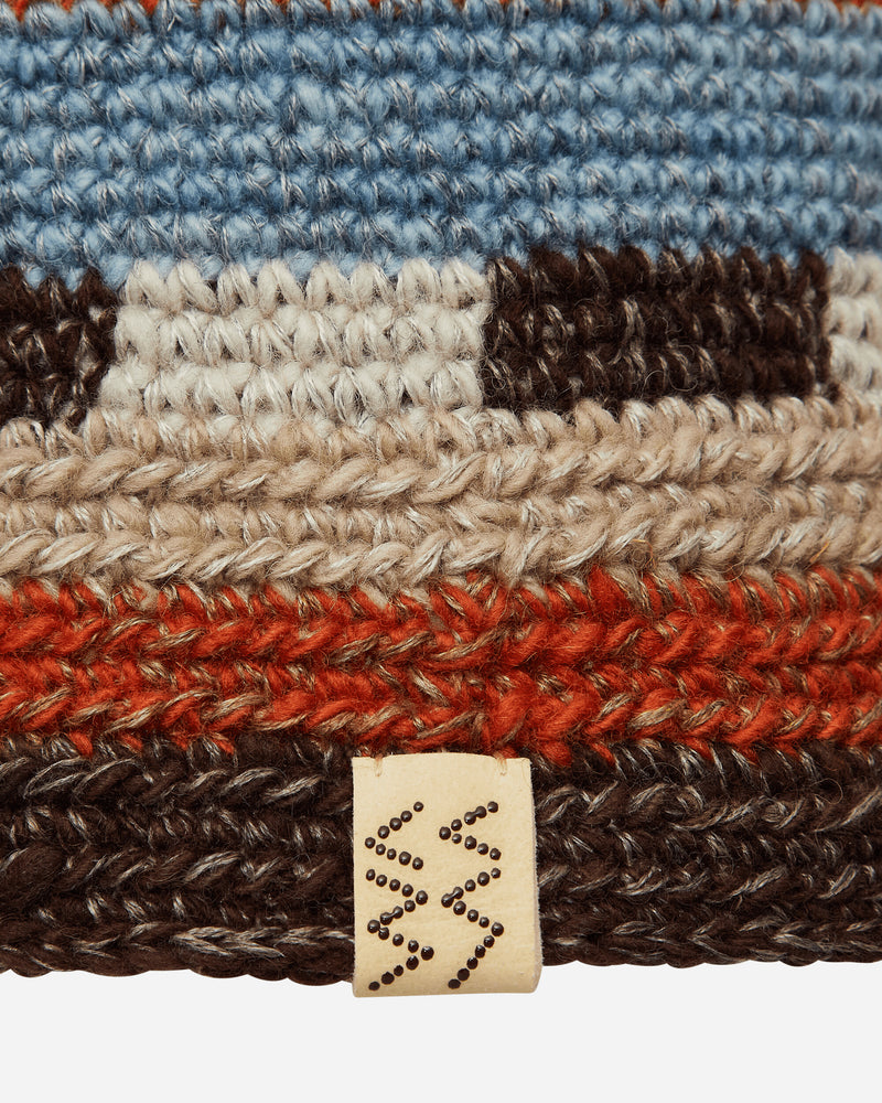 visvim Meda Crochet Knit Hat (N.D.) Multi Hats Beanies 124103003019 001