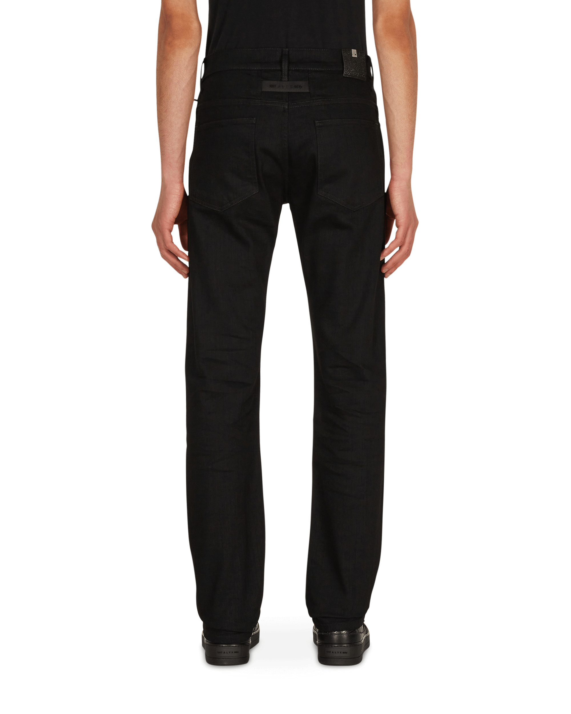 1017 Alyx 9SM True Black 6 Pocket With A Ring Black Pants Trousers AAMPA0212FA02 BLK0001