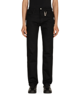 1017 Alyx 9SM True Black 6 Pocket With A Ring Black Pants Trousers AAMPA0212FA02 BLK0001