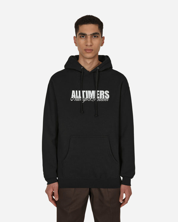 Alltimers - Always Embroidered Hooded Sweatshirt Black