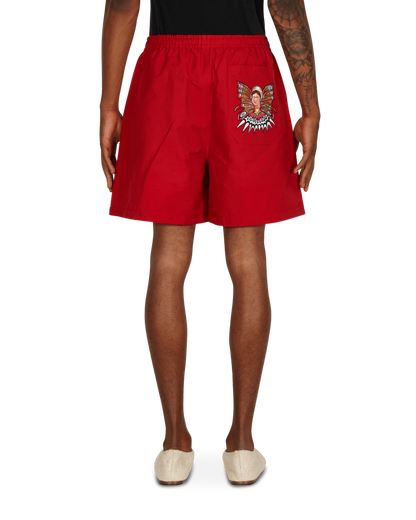 Bode Monarch Rugby Red Shorts Sweatshorts MR23PA08N002 600