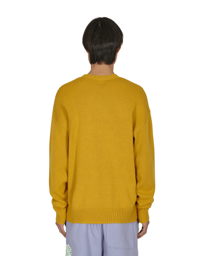 Brain Dead Slingshot Knit Sweater Mustard Knitwears Sweaters BDF21O12002025 YL08