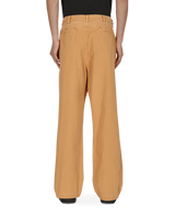 Brain Dead Livewire Pigment Dyed Herringbone Pant Squash Pants Trousers BDF21B04002030 OR03