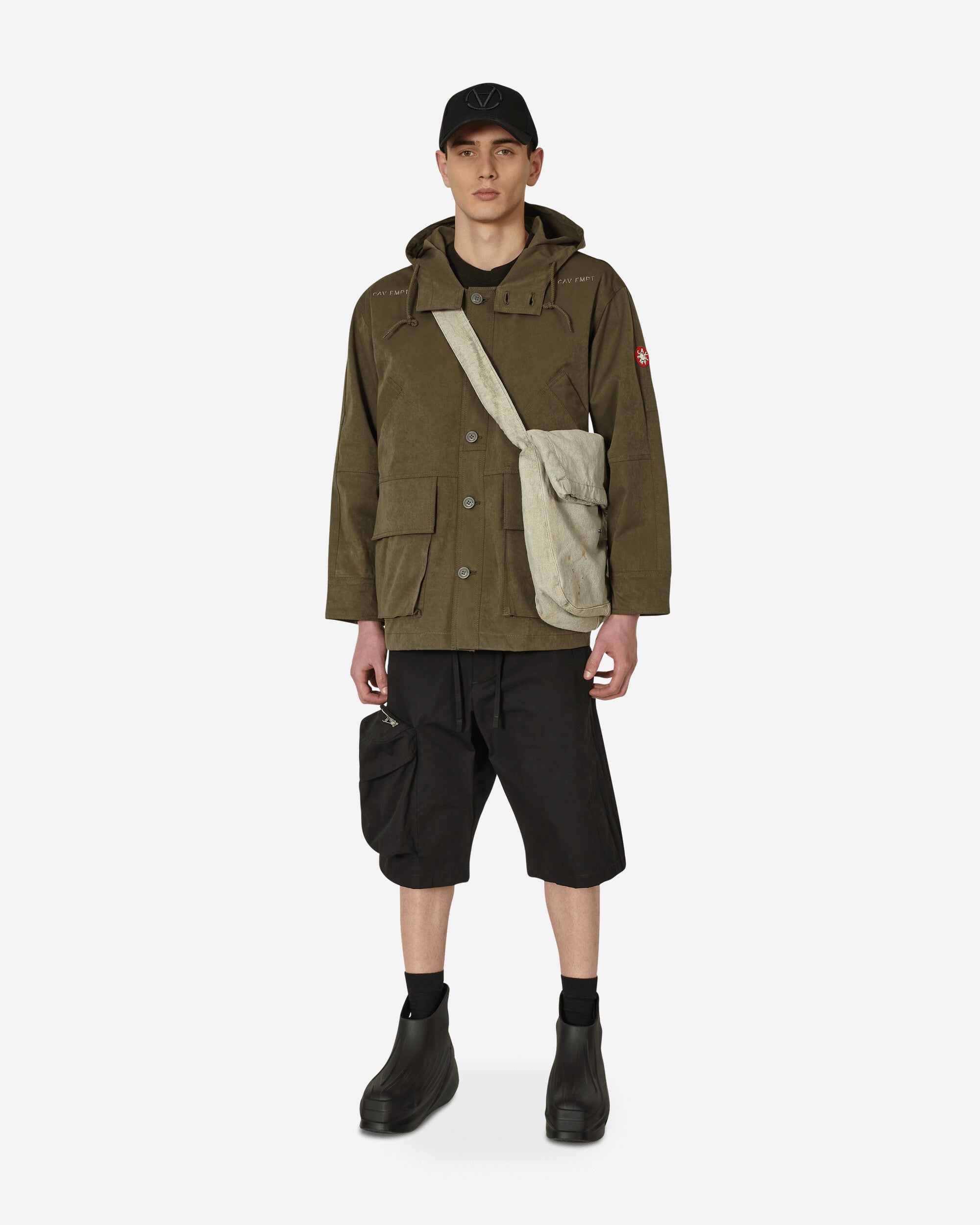 Cav Empt Parka Jackets Green Coats and Jackets Parka Jackets CES23JK04 001