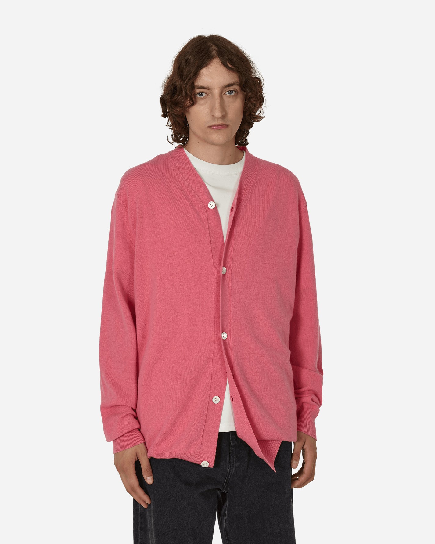 Comme Des Garçons Shirt Mens Cardigan Knit Pink Knitwears Cardigans FL-N007-W23 4