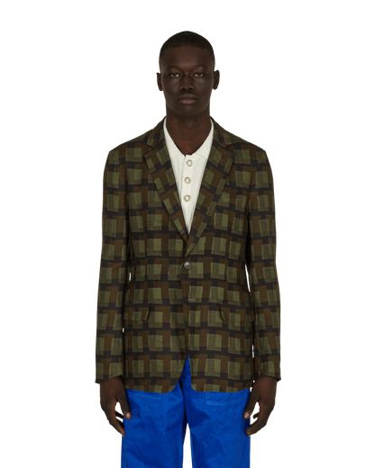 Dries Van Noten Boxing 2080 M.W. Khaki Coats and Jackets Blazers 211-20425-2080 606