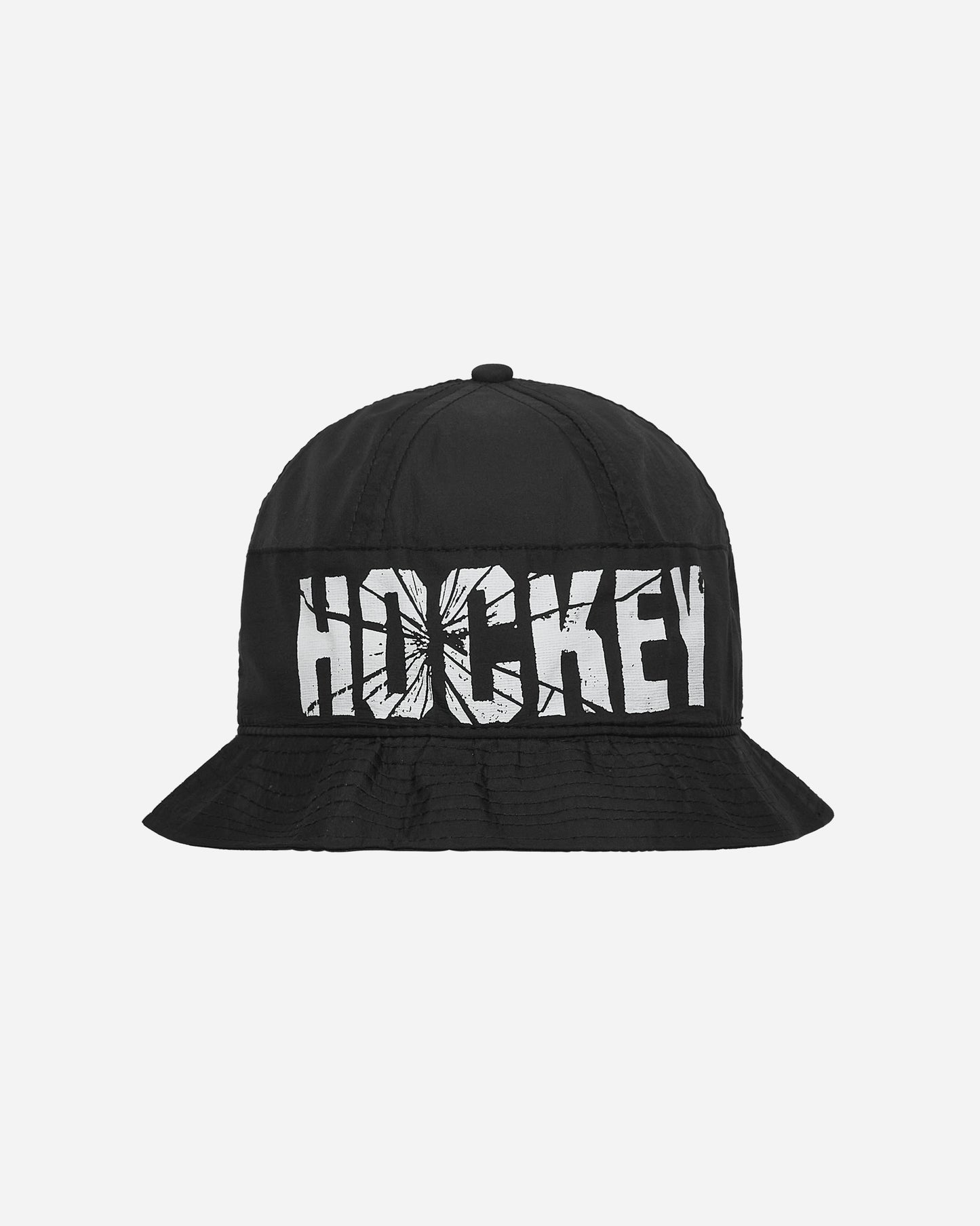 Hockey Hockey Crinkle Bell Bucket Hat Black Hats Bucket PN1869 001