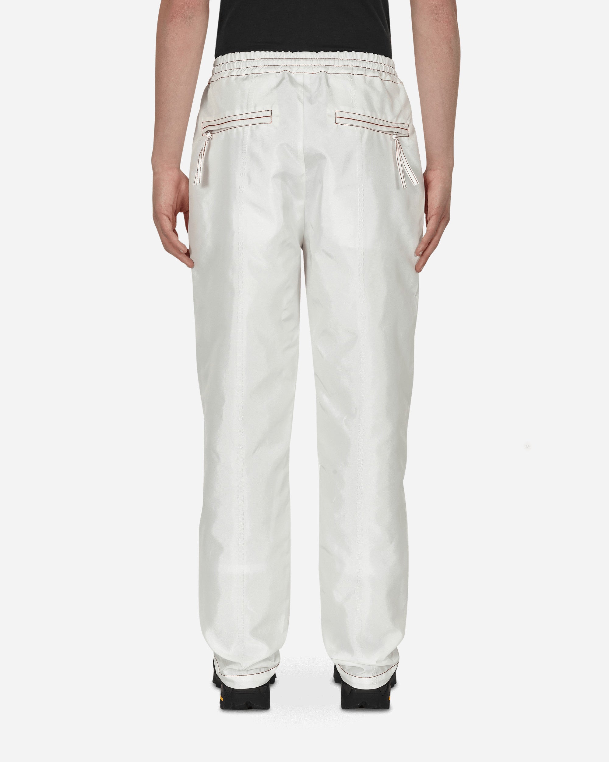 Kanghyuk Airbag String Trouser White/Red Stitch  Pants Trousers RMA22SST20 001