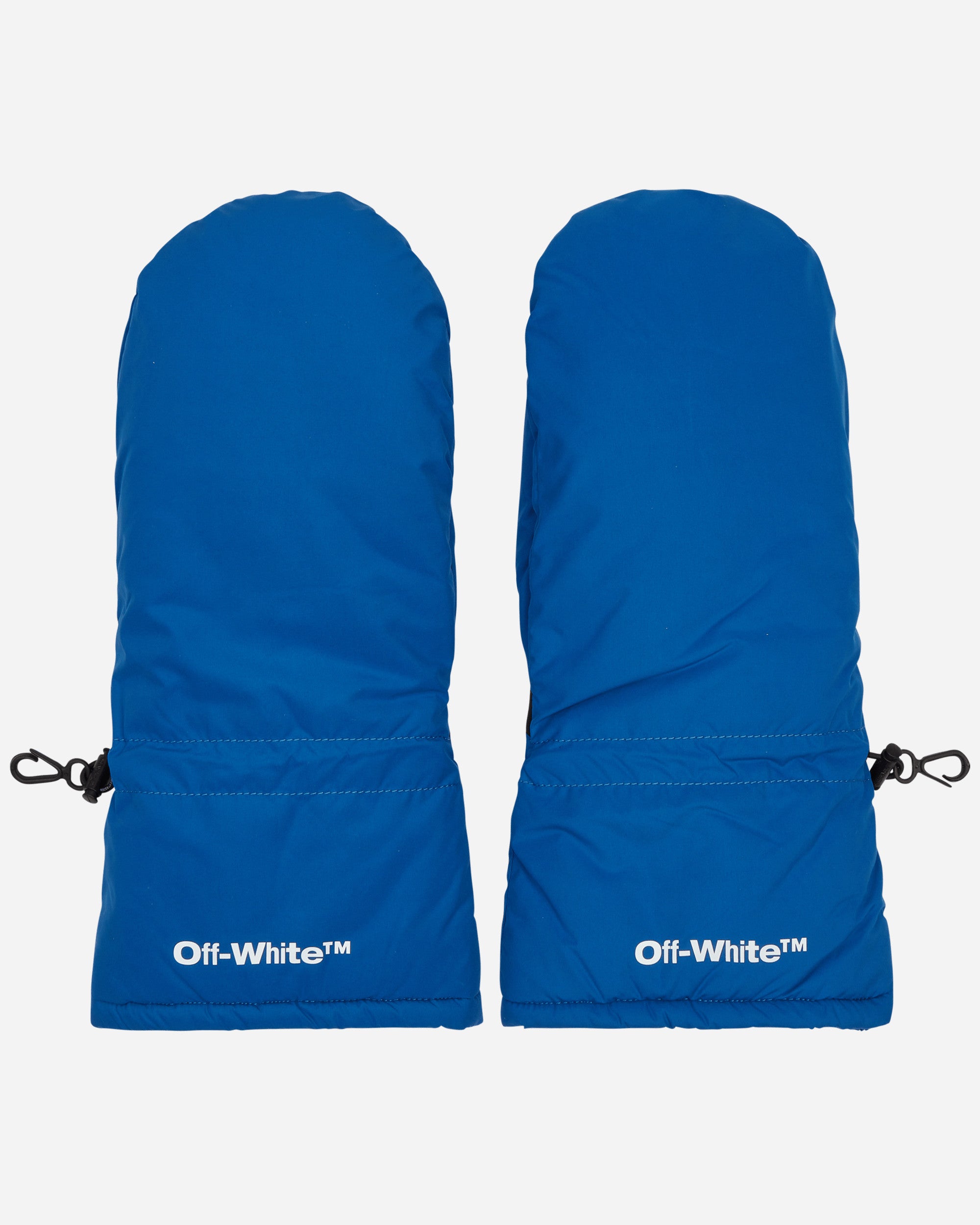 Off-White Bounce Ski Mittens Gloves Peacock White Gloves and Scarves Gloves OMNE038F22FAB001 4501