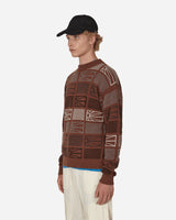 Paccbet Logo Sweater Knit Brown Knitwears Sweaters PACC11N003 1