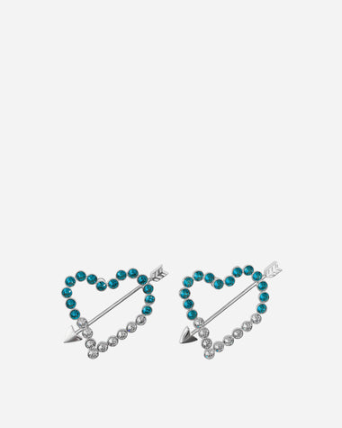 Safsafu Wmns Cupido Earrings Crystal/Green Jewellery Earrings 2-23-E18 003