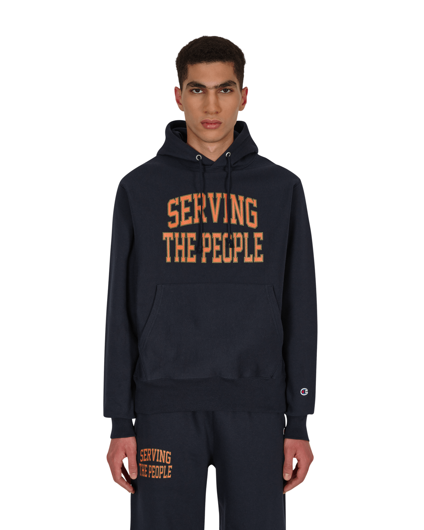 Serving The People Collegiate Navy Sweatshirts Hoodies STPS21COLLEGHOOD 004