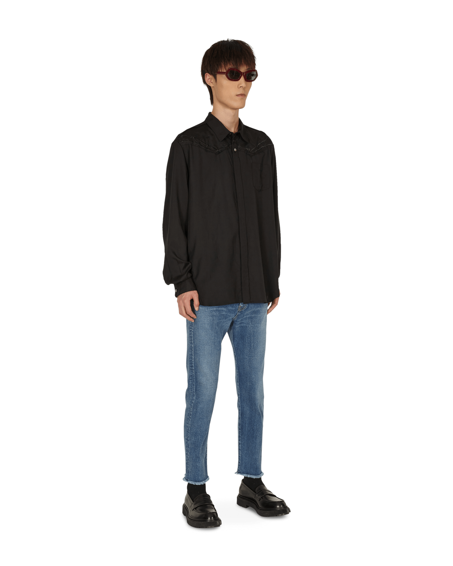 Undercover Shirt Black Shirts Longsleeve UC1A4404 BLACK